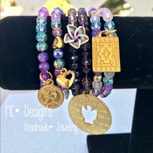 Unique Handmade 6 Piece bracelet set